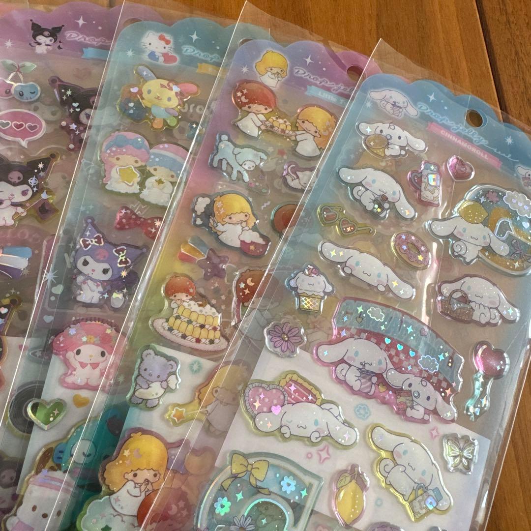【正規品】ドロップジェリーシール　サンリオ　日焼け　パワパフ　トムジェリ　13点