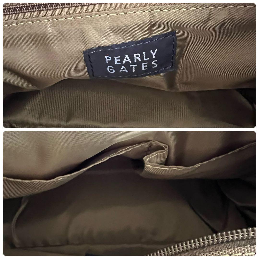 【美品】　PEARLY GATES　王冠マーク　ゴルフカートバック　ミニバック
