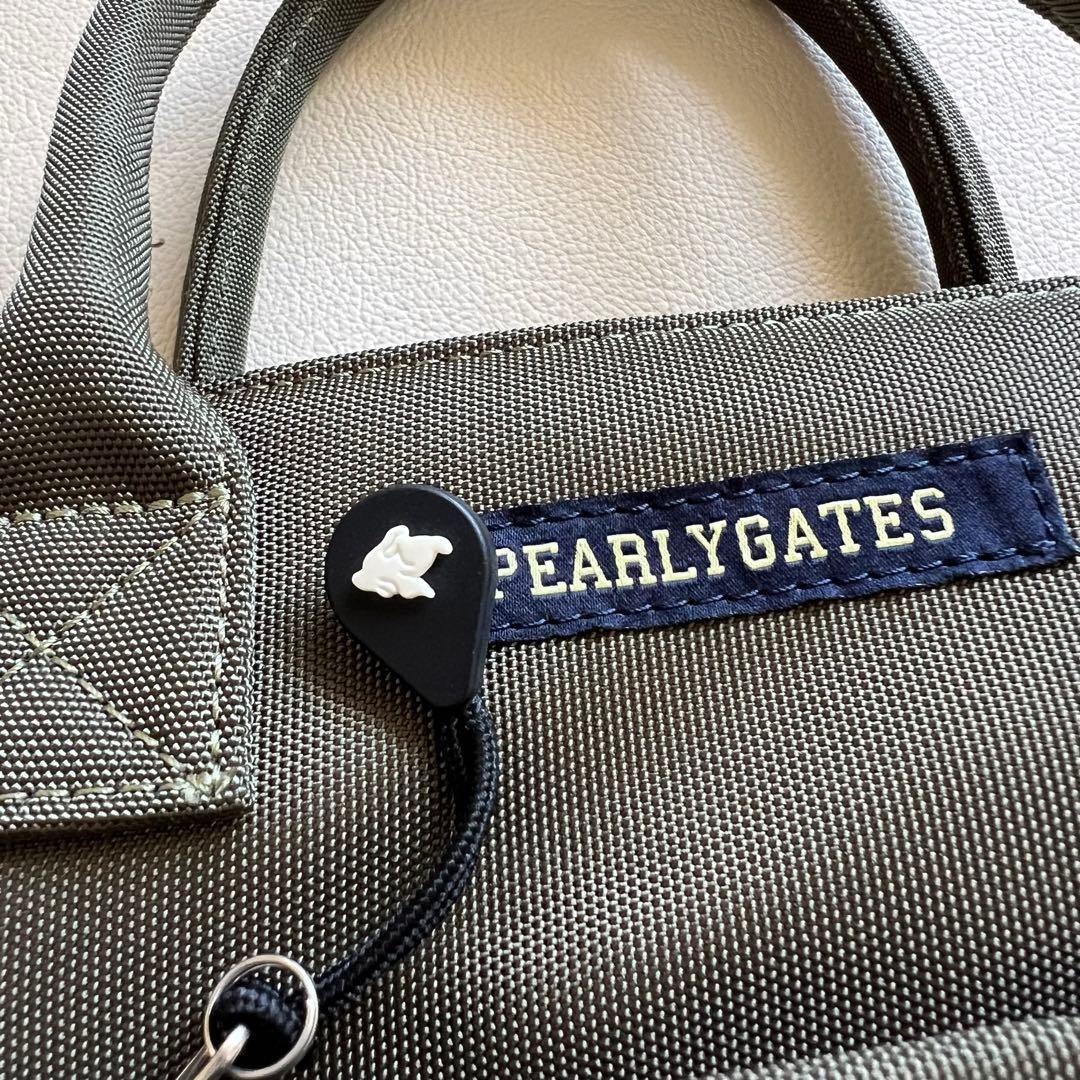 【美品】　PEARLY GATES　王冠マーク　ゴルフカートバック　ミニバック