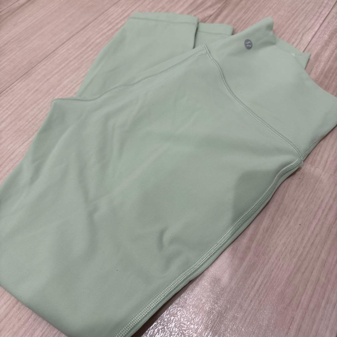 ルルレモン　wunder under Asia fit 24 M ミントグリーン