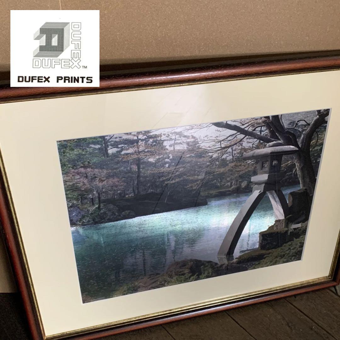【新品・未使用】DUFEX 英国製 エッチングアート兼六園　額