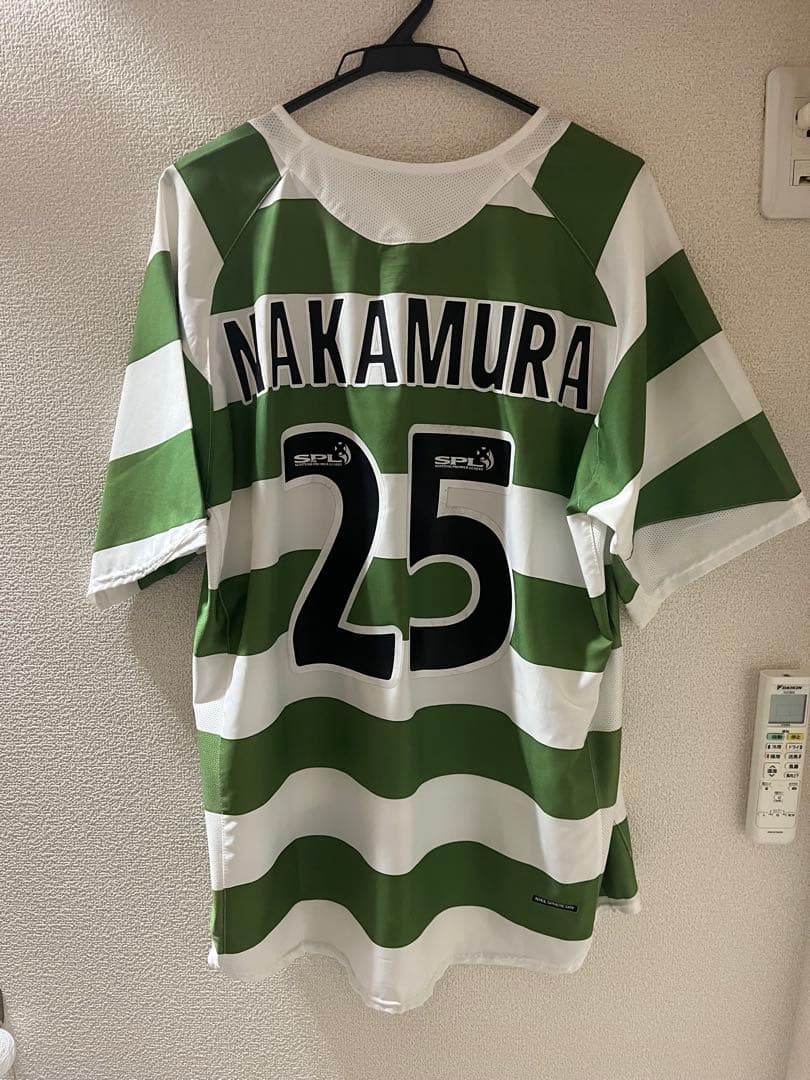 セルティック ユニフォーム 中村俊輔 ユニフォーム 25番