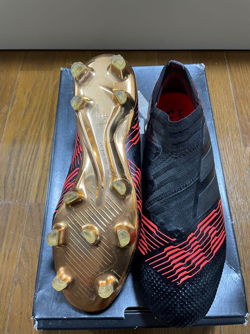 シューズ adidas NEMEZIZ 17+ FG/AG gold black 25cm