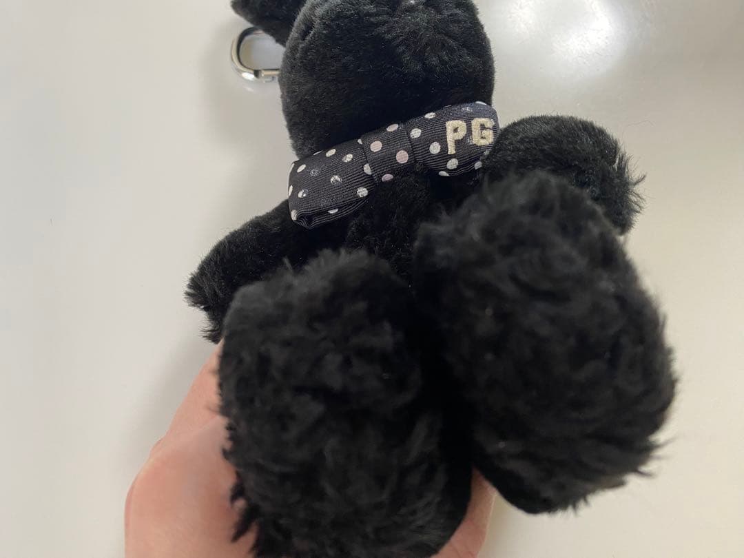 PEARLY GATES ボールポーチ ボール入れ うさぎ 黒 ブラック新品