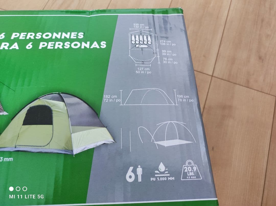 Costco　コストコ　ティンバーリッジ　６人用　 ドーム型 テント