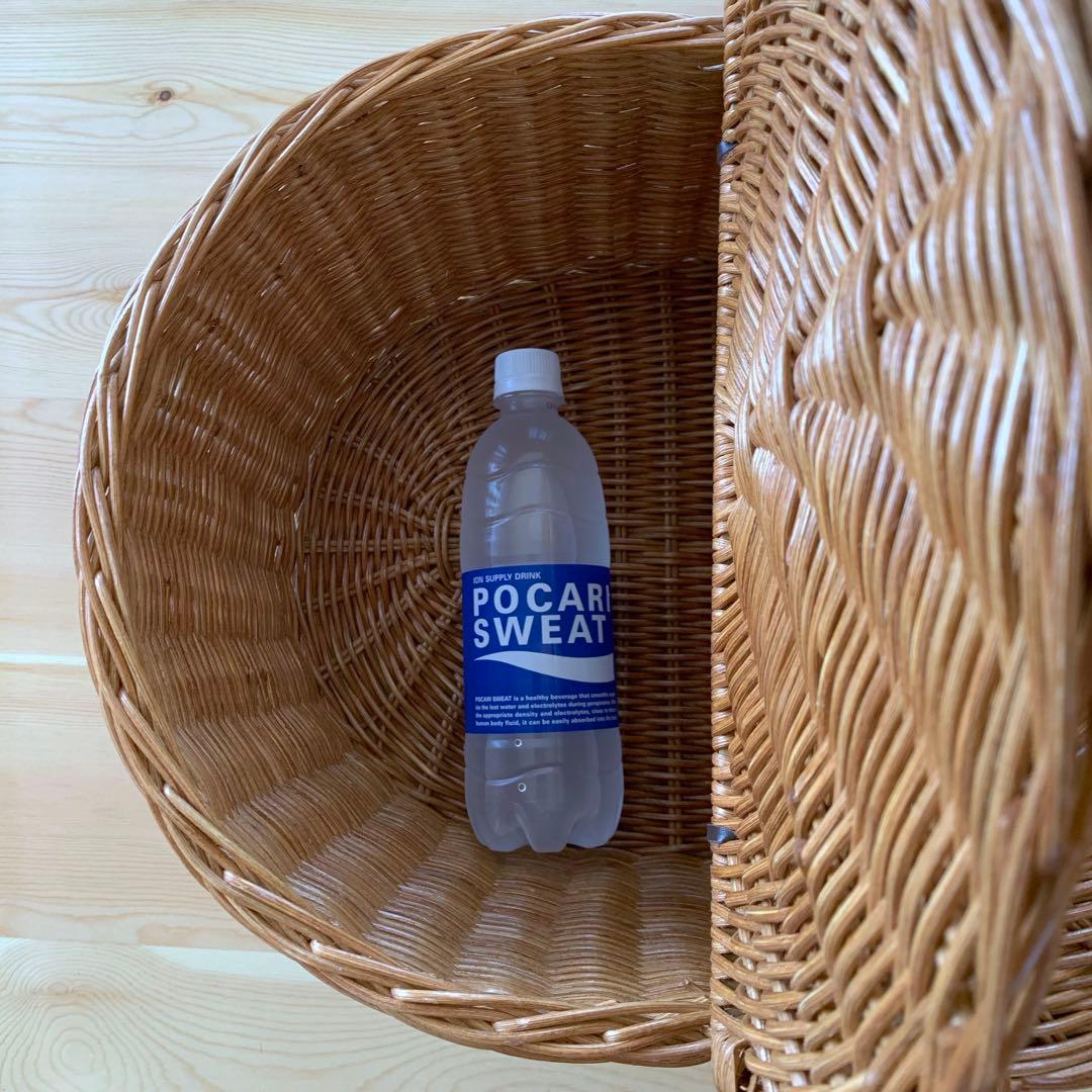 蓋付きバスケット　特大サイズ　買い物かご　オムツ入れ　おもちゃ箱など