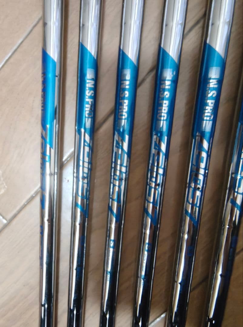 中古品　アイアンシャフト　日本シャフトゼロス7 フレックスS 6本セット