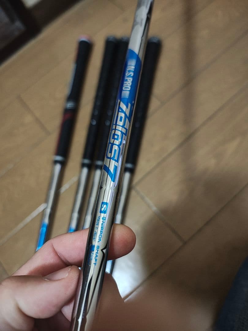 中古品　アイアンシャフト　日本シャフトゼロス7 フレックスS 6本セット