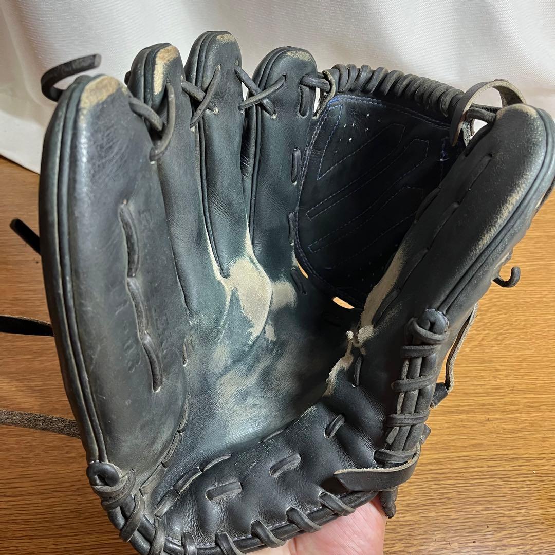 オリックスバファローズ 実使用 支給 グローブ グラブ ZETT 硬式 破れあり