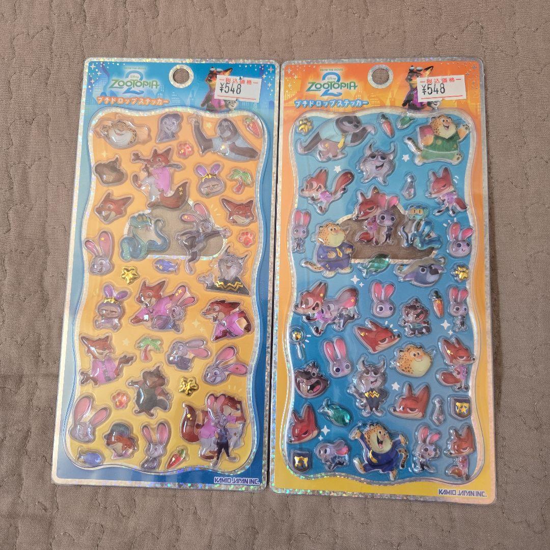ディズニープチドロステッカー　10種