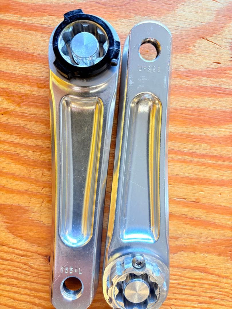 FORMOSA アルミニウム クランクセット シルバー 155mm 美品