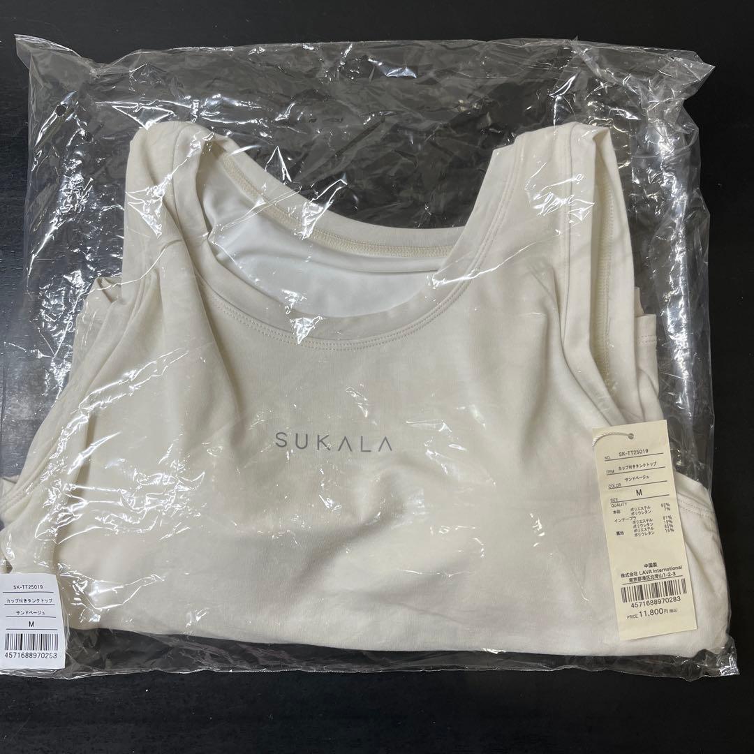 新品♡Mサイズ♡SUKALA ヨガウェア カップ付きタンクトップ