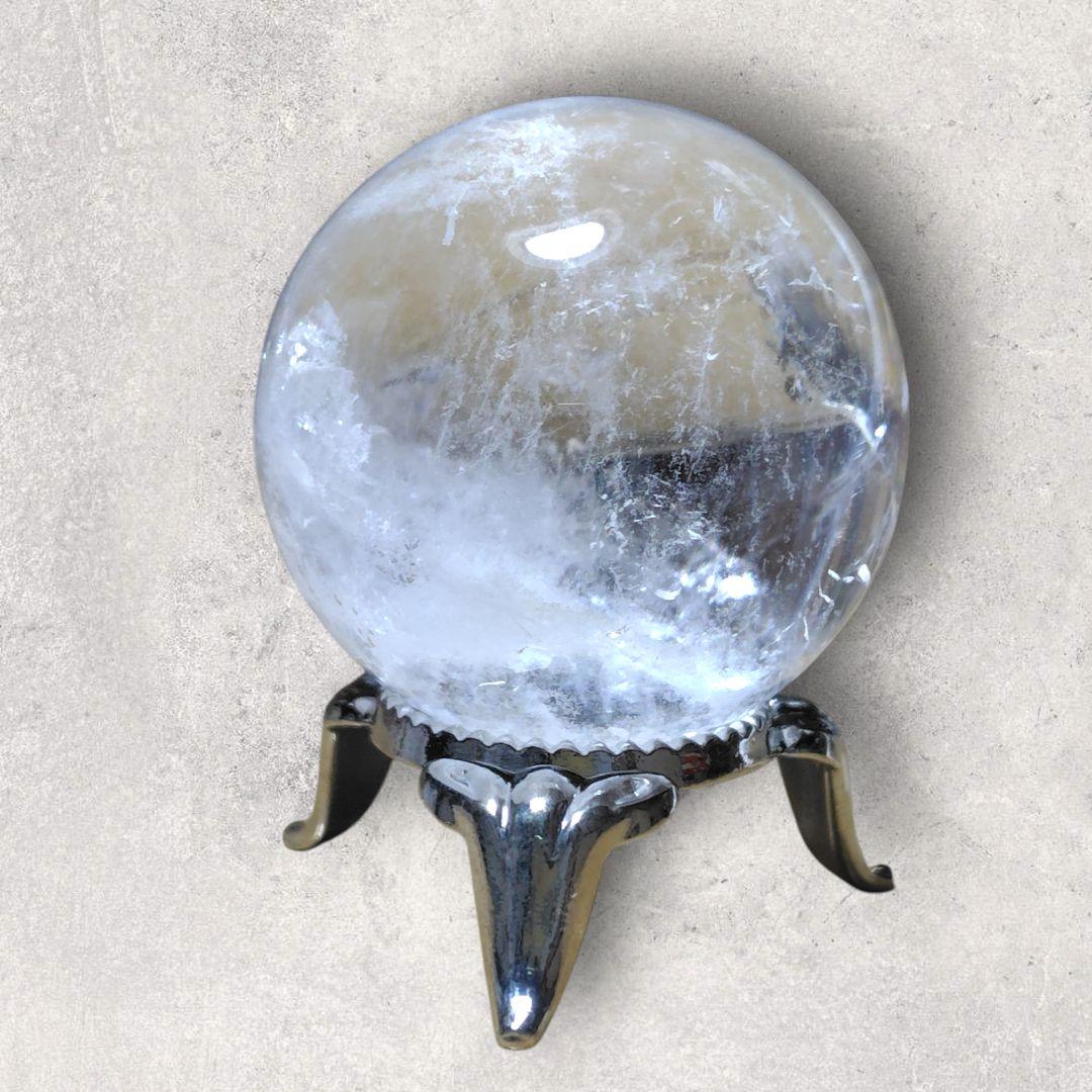 水晶玉 直径3.5cm クリアクォーツ 天然石 　置物 浄化