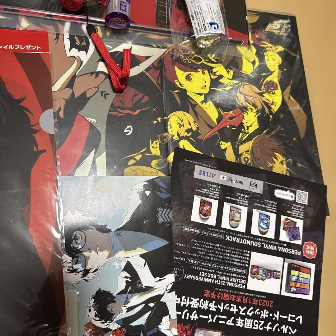 【ペルソナ5】クリアファイル全20種セット＋1種　号外　フライヤー　ペンラセット