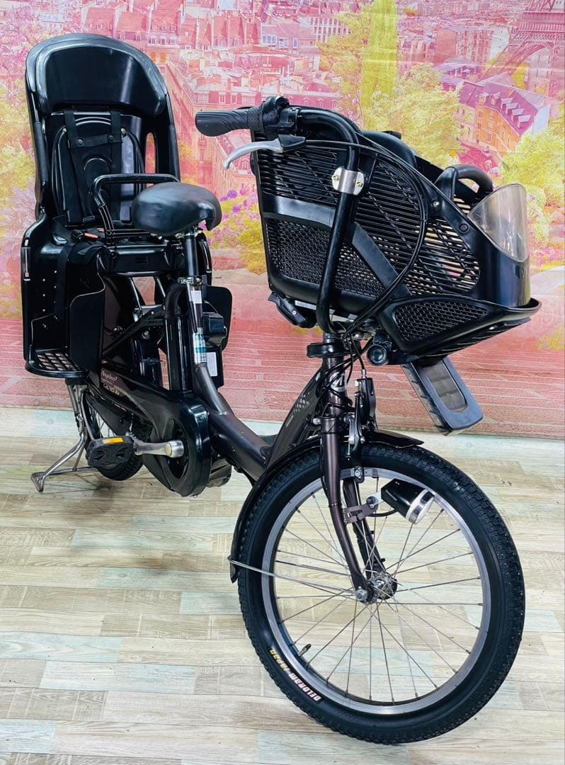 ZK3458 電動自転車 ブリヂストン アンジェリーノ 子供乗せ 20インチ