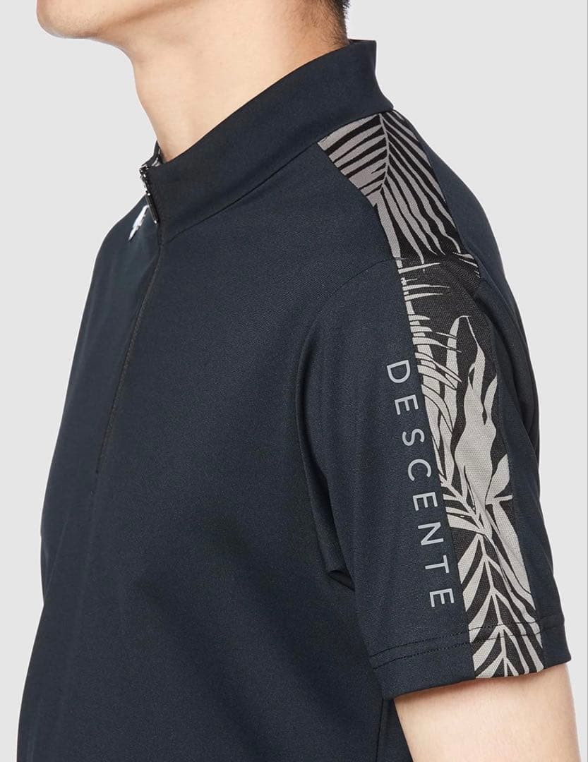 【超美品】デサントゴルフ 半袖ハイネックシャツ