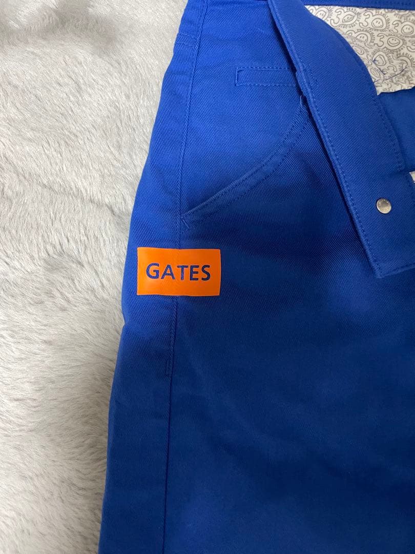 PEARLY GATES パンツ 青/オレンジ:5