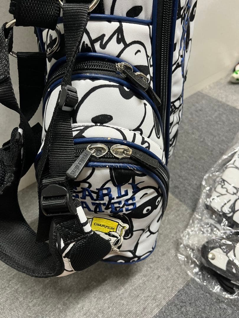 新品タグ付き パーリーゲイツ スヌーピー スタンド キャディバッグ