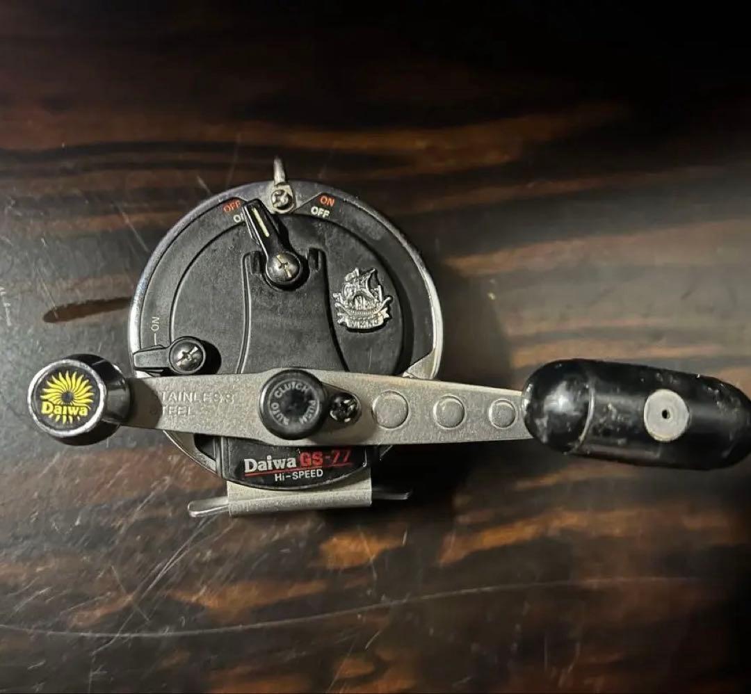 【希少】DAIWA ベイトリール バイキング GS-77 Hi-SPEED