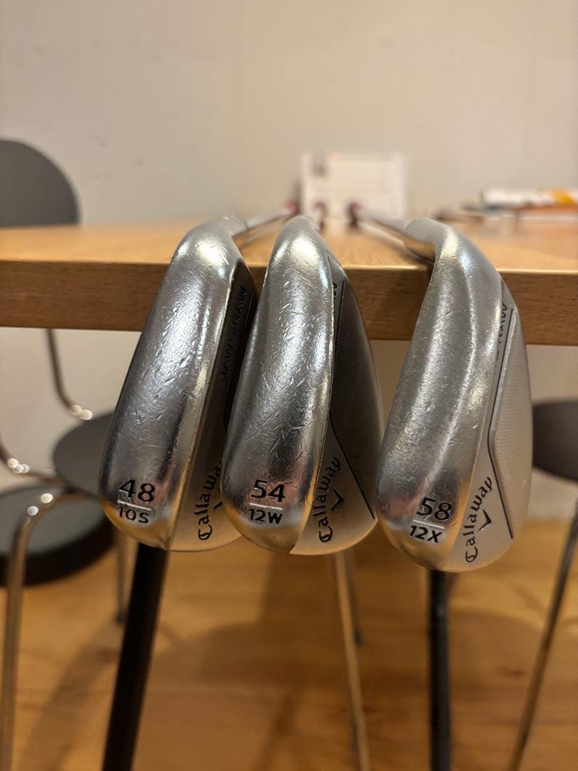 Callaway Jaws Raw ウェッジ 3本セット　48.54.58