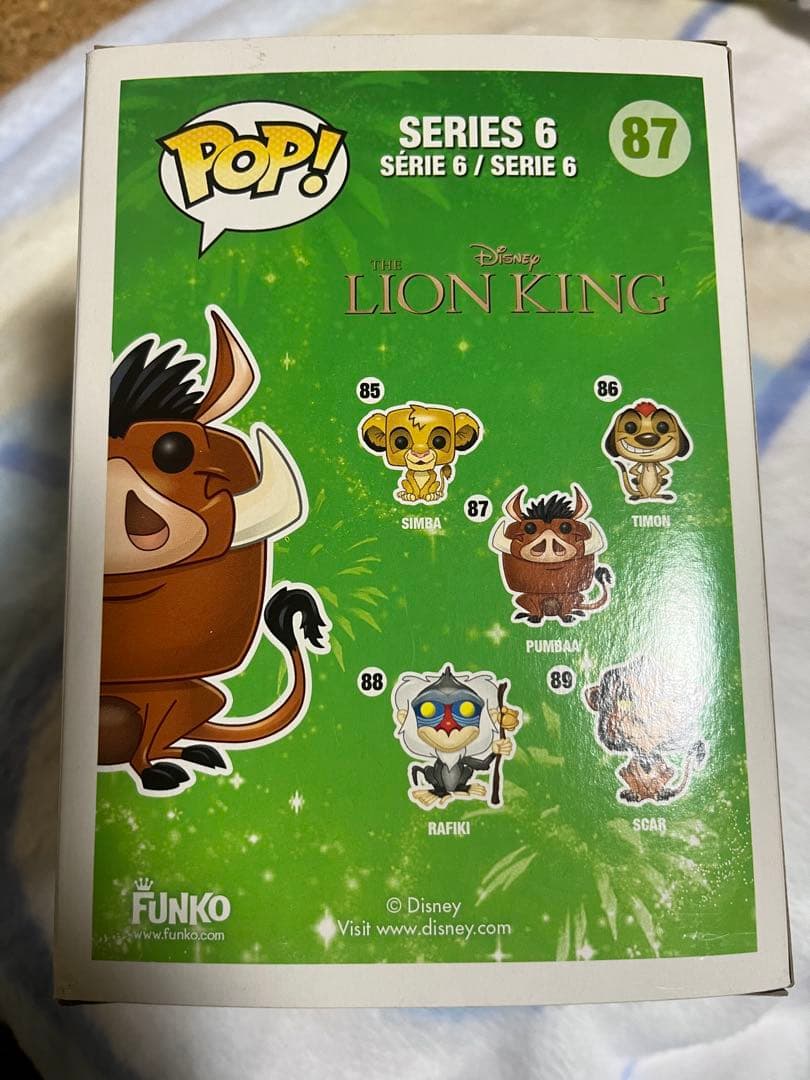 【廃盤】Funko POP ライオンキング ティモン＆プンバァ セット