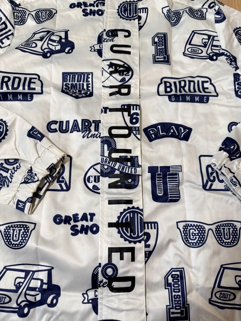 CUARTO UNITED ワッペン柄レインウエア/ワンピース　M