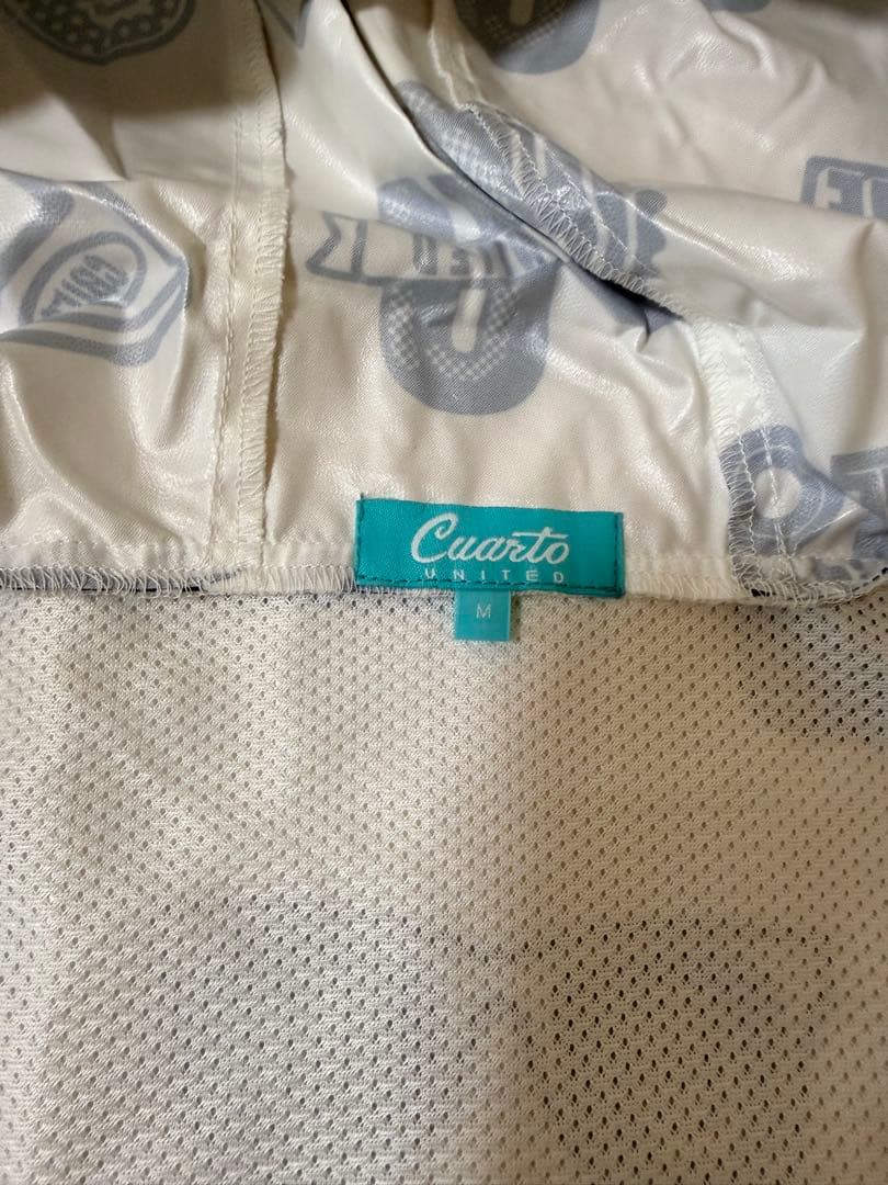 CUARTO UNITED ワッペン柄レインウエア/ワンピース　M