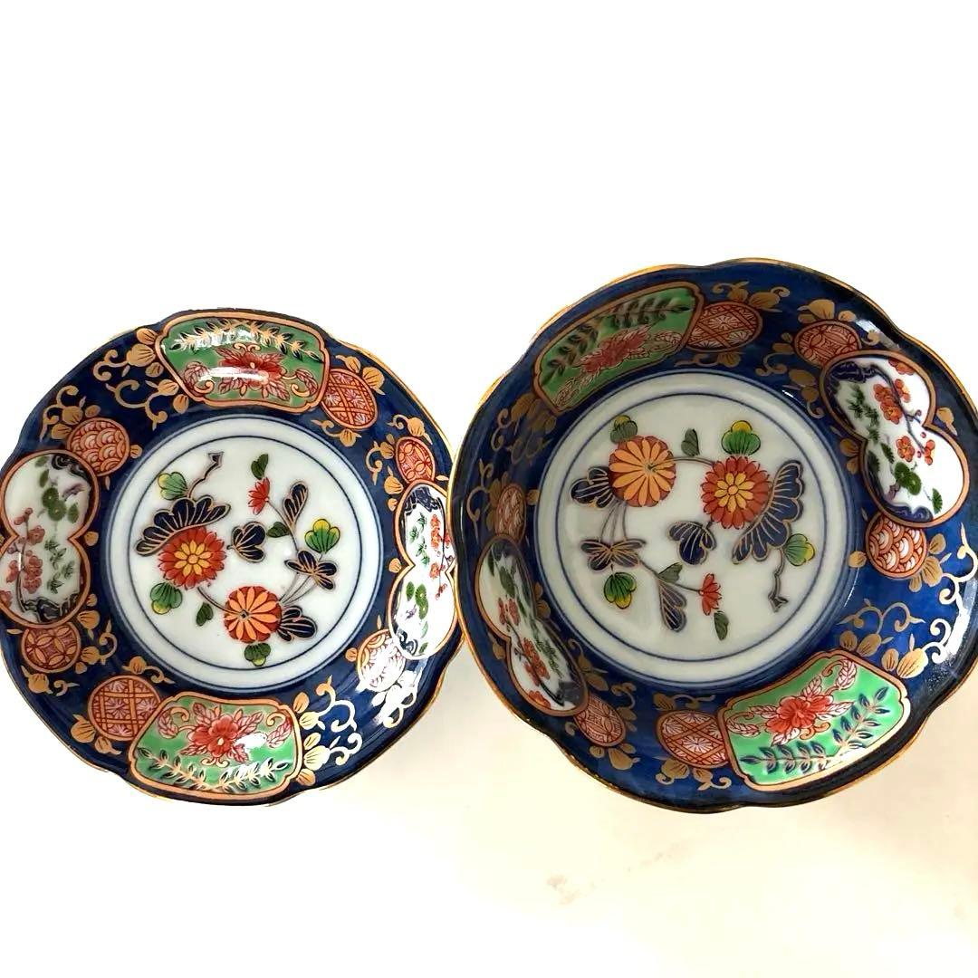 古伊万里☆新品 金蘭手　清秀窯 料理揃(小鉢5・小皿5)