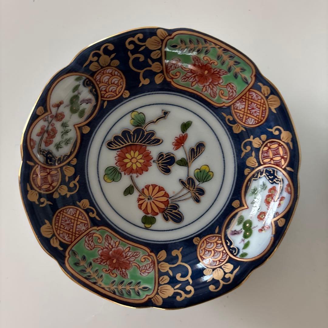 古伊万里☆新品 金蘭手　清秀窯 料理揃(小鉢5・小皿5)