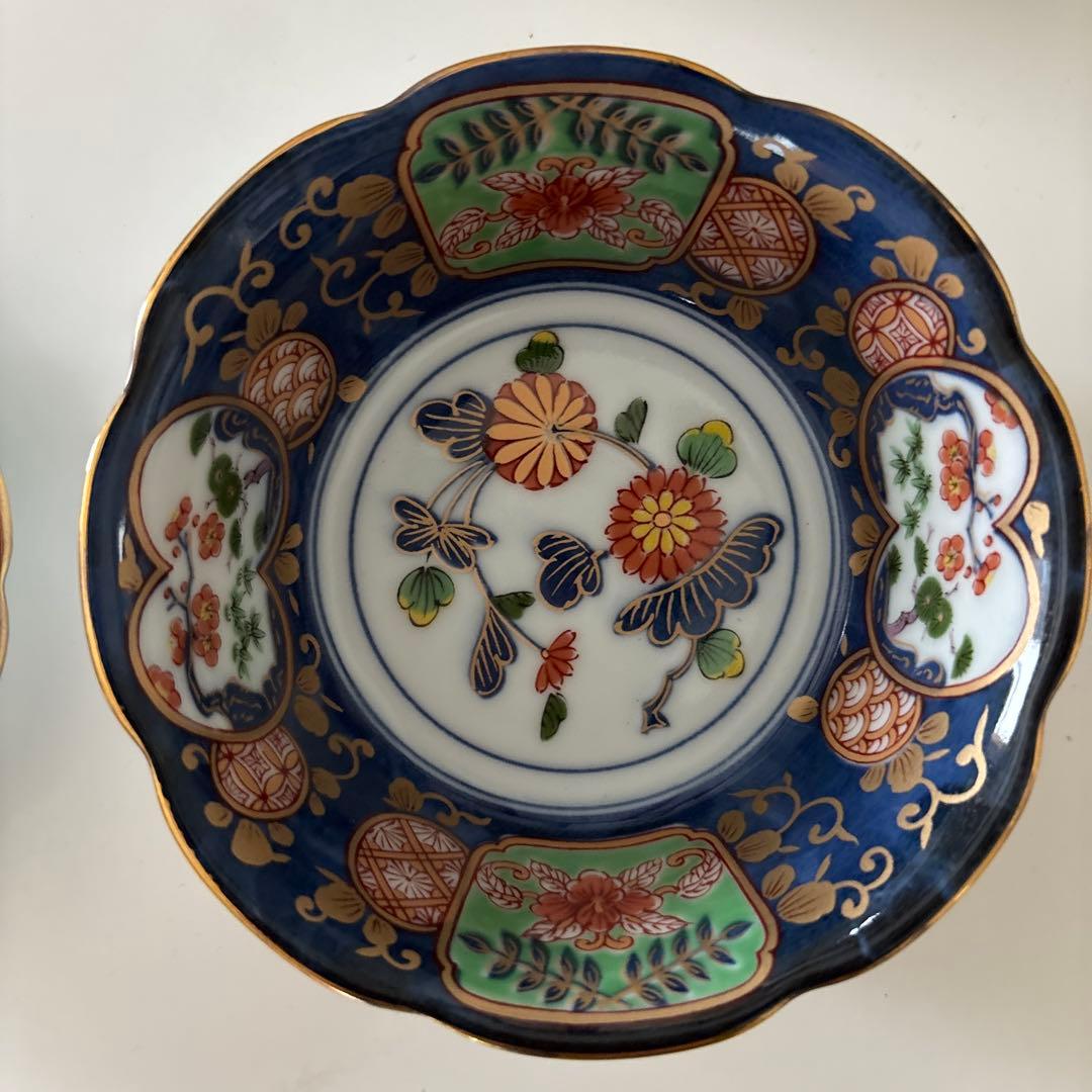 古伊万里☆新品 金蘭手　清秀窯 料理揃(小鉢5・小皿5)