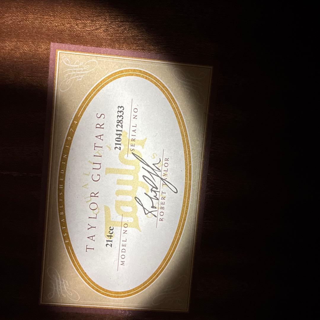 美品‼️ 2018年　テイラー214ce 今週値下げ❗️