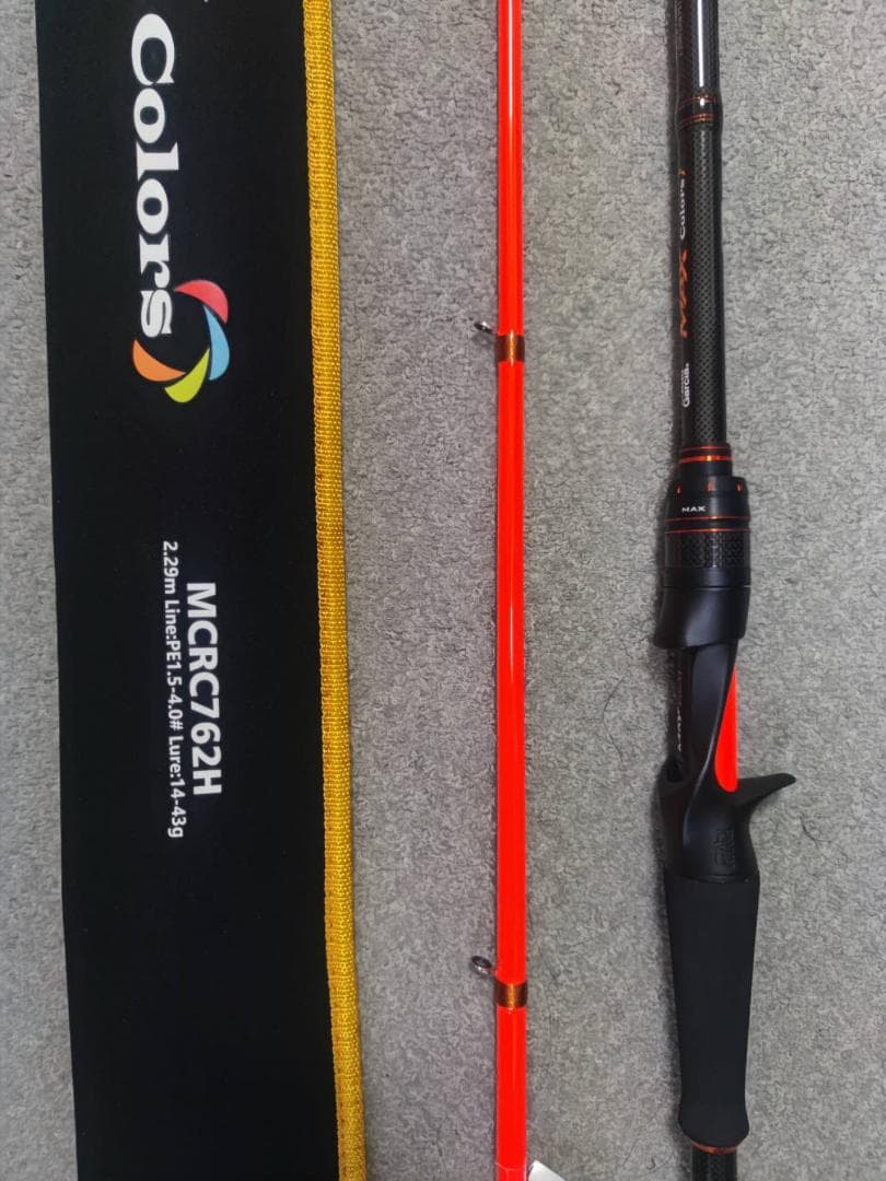 ABU Garcia Colors MCRC-762H ベイトロッド ルアー竿