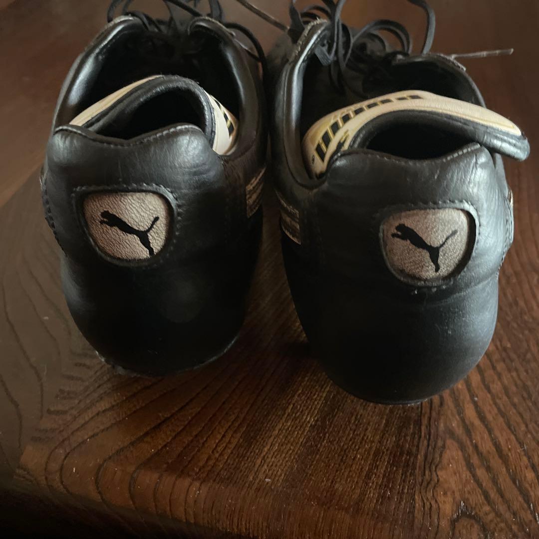 PUMA KING プロ ブラック シューズ