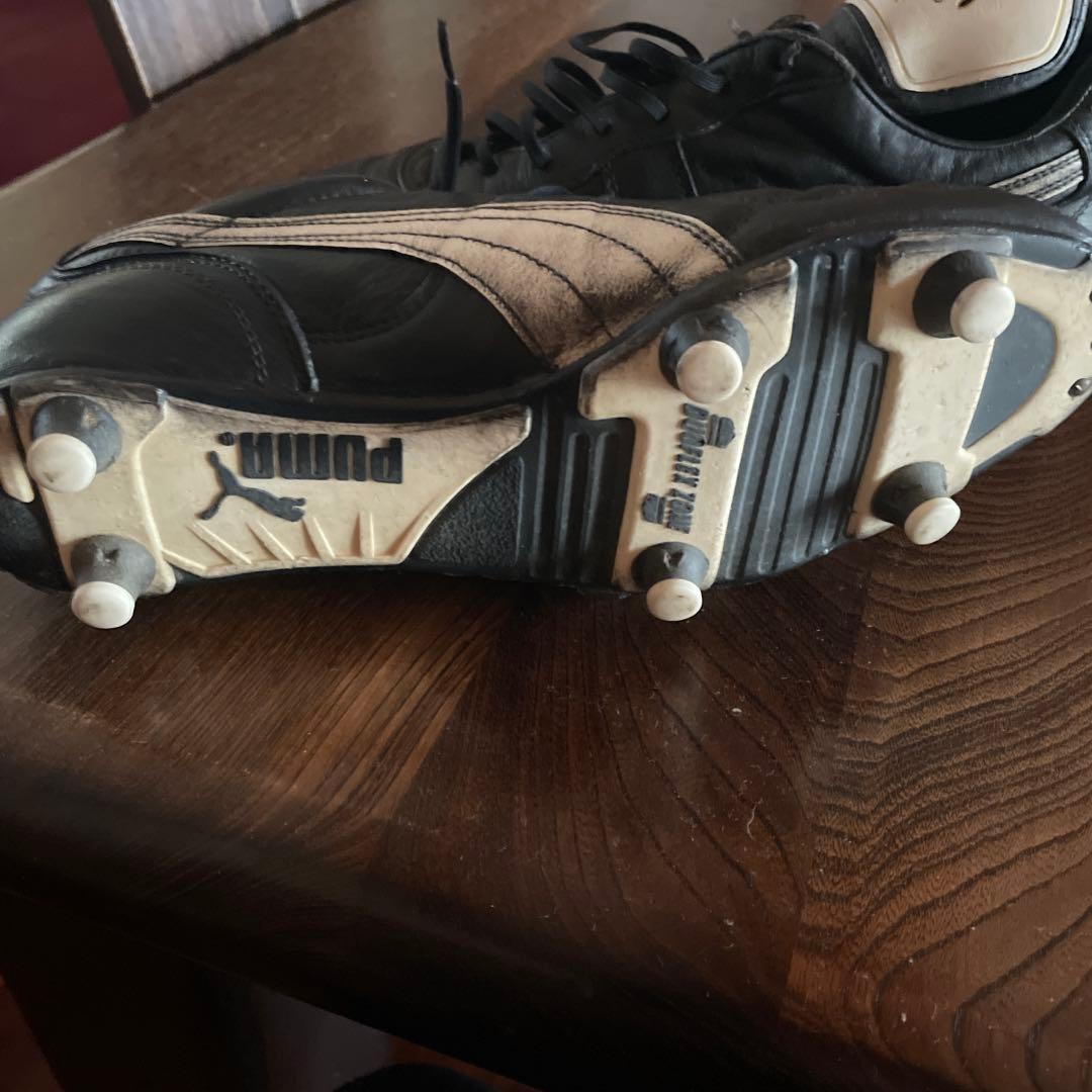 PUMA KING プロ ブラック シューズ