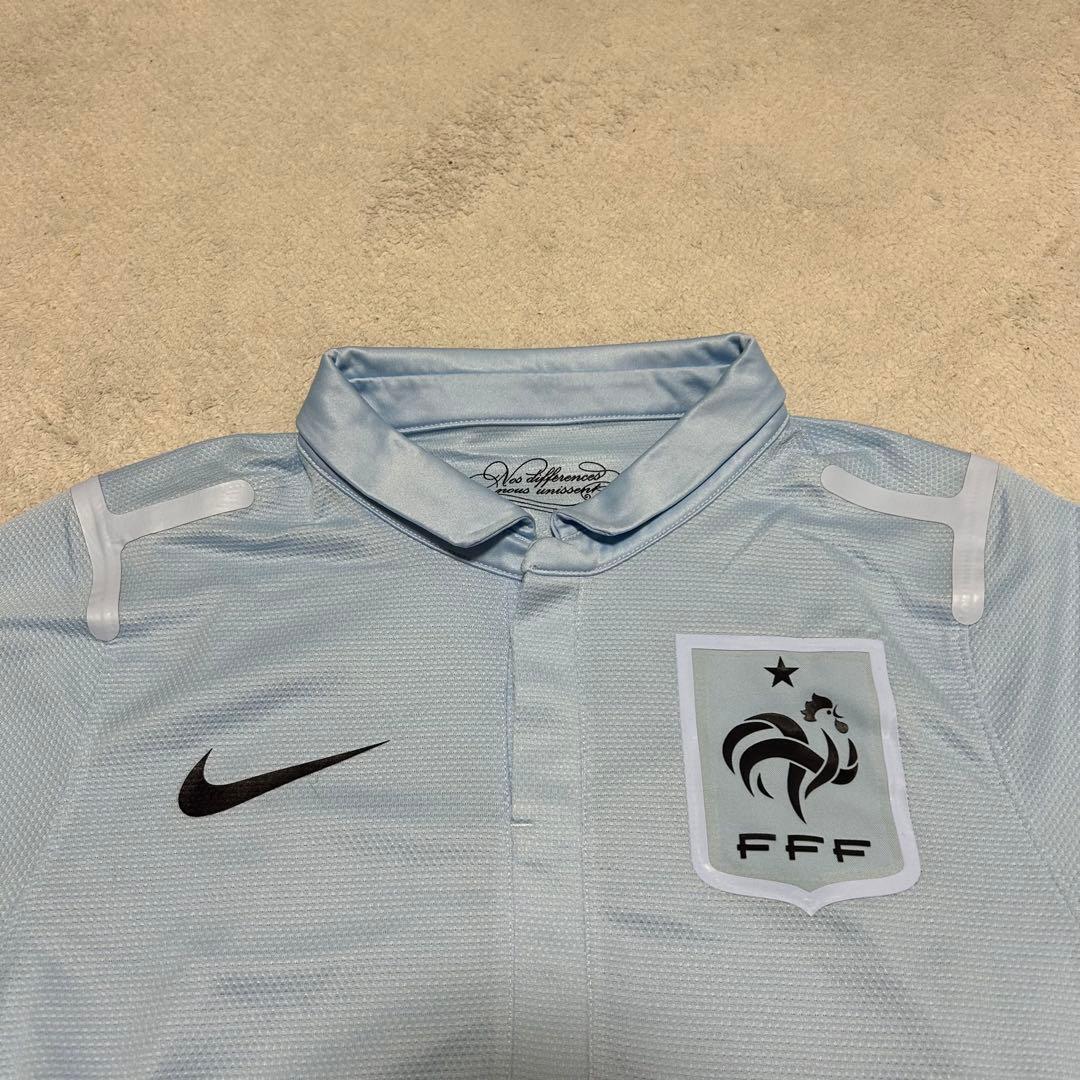 NIKE ナイキ Dri-FIT ポロシャツ ライトブルー フランス代表 FFF