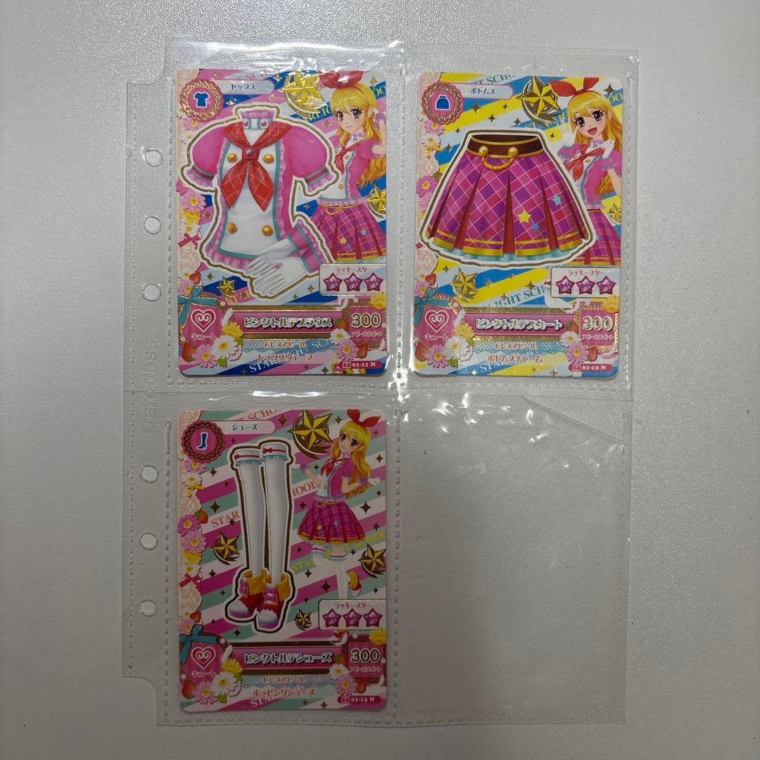 アイカツ アイカツカード 4種セット星宮いちご藤堂ユリカ北大路さくら有栖川おとめ