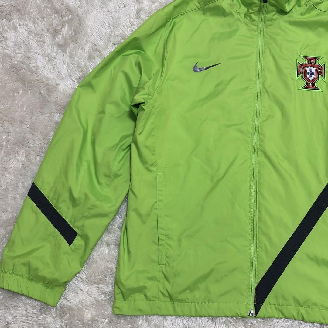 Nike ポルトガル代表 ウィンドブレーカー 蛍光グリーン　M