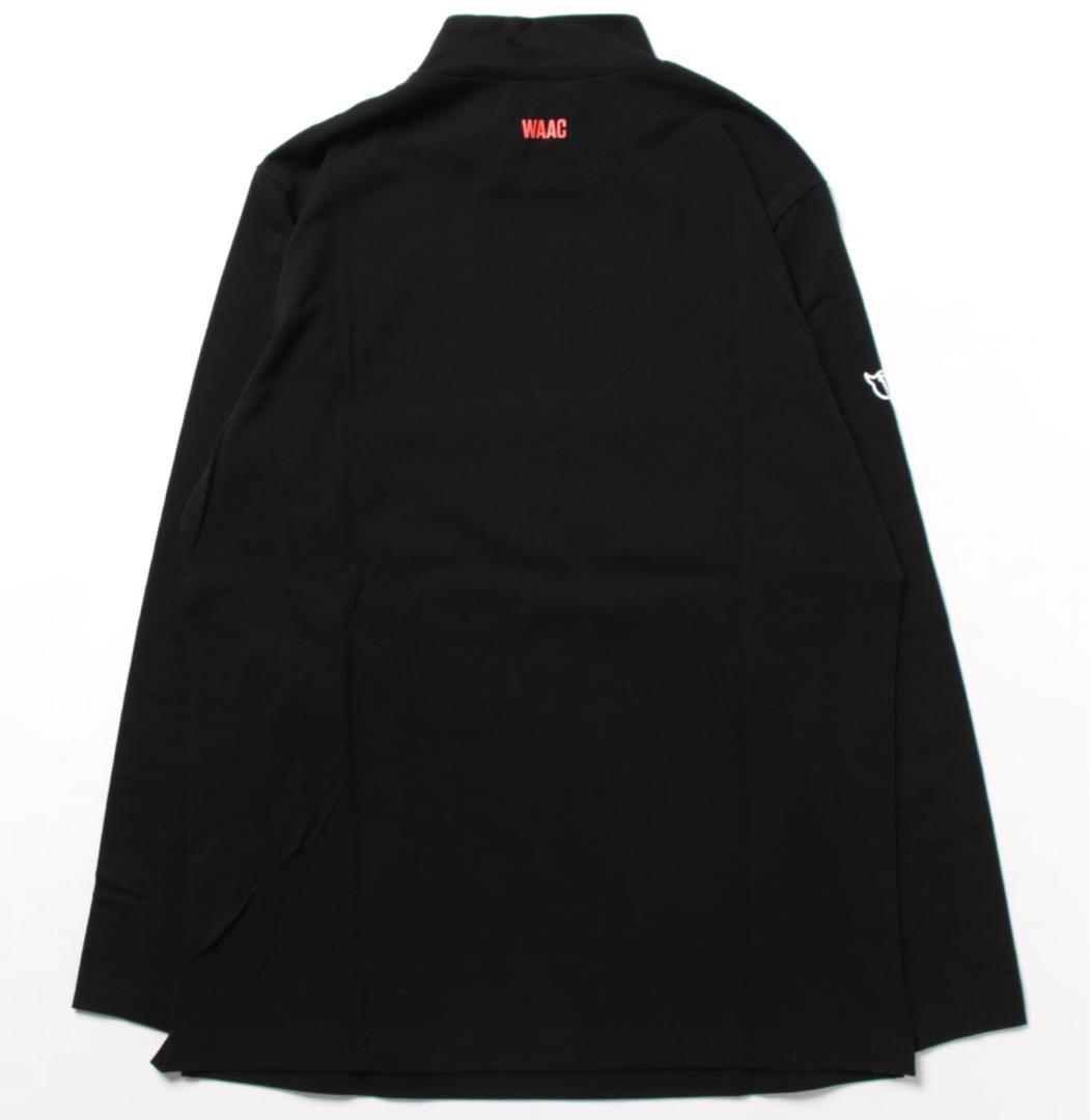 新品【WAAC】ワック　ゴルフ　シルケットコットンベア天竺　長袖　モックネック