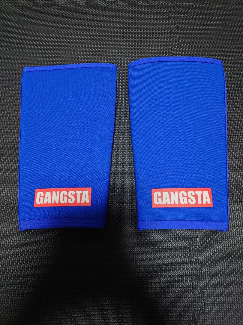 【最終大幅値下げ】GANGSTA SLINGSHOT ニースリーブ Mサイズ 青