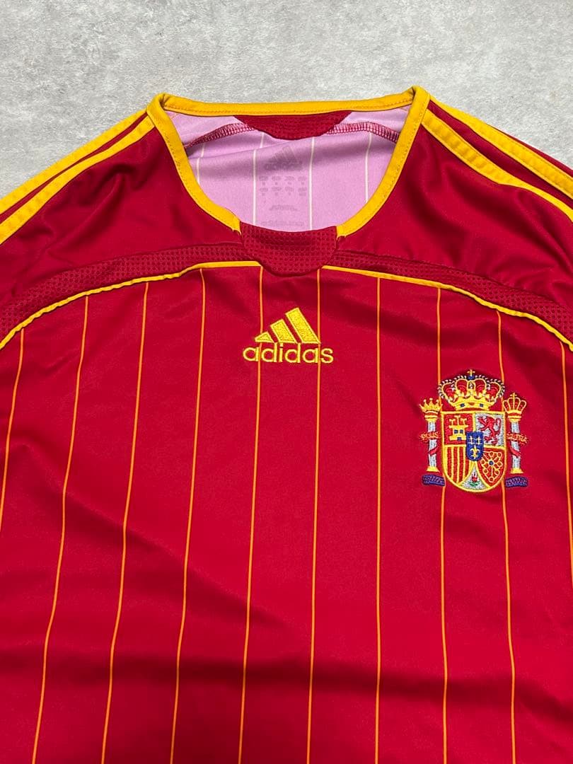 美品 adidas サッカー　スペイン代表レプリカユニフォーム メンズ XL