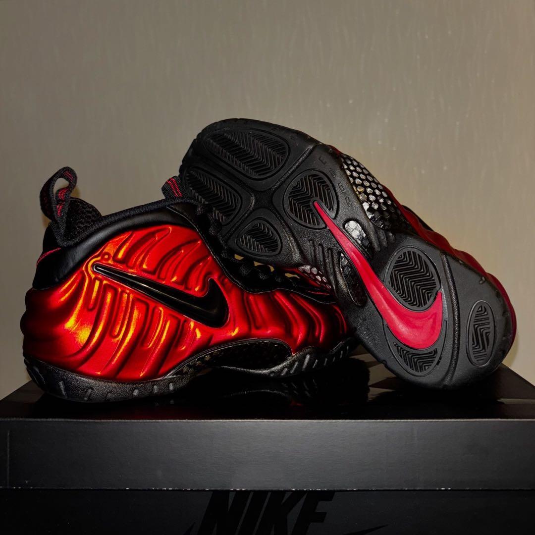 シューズ(男性用) Nike Air Foamposite Pro Red 26.5