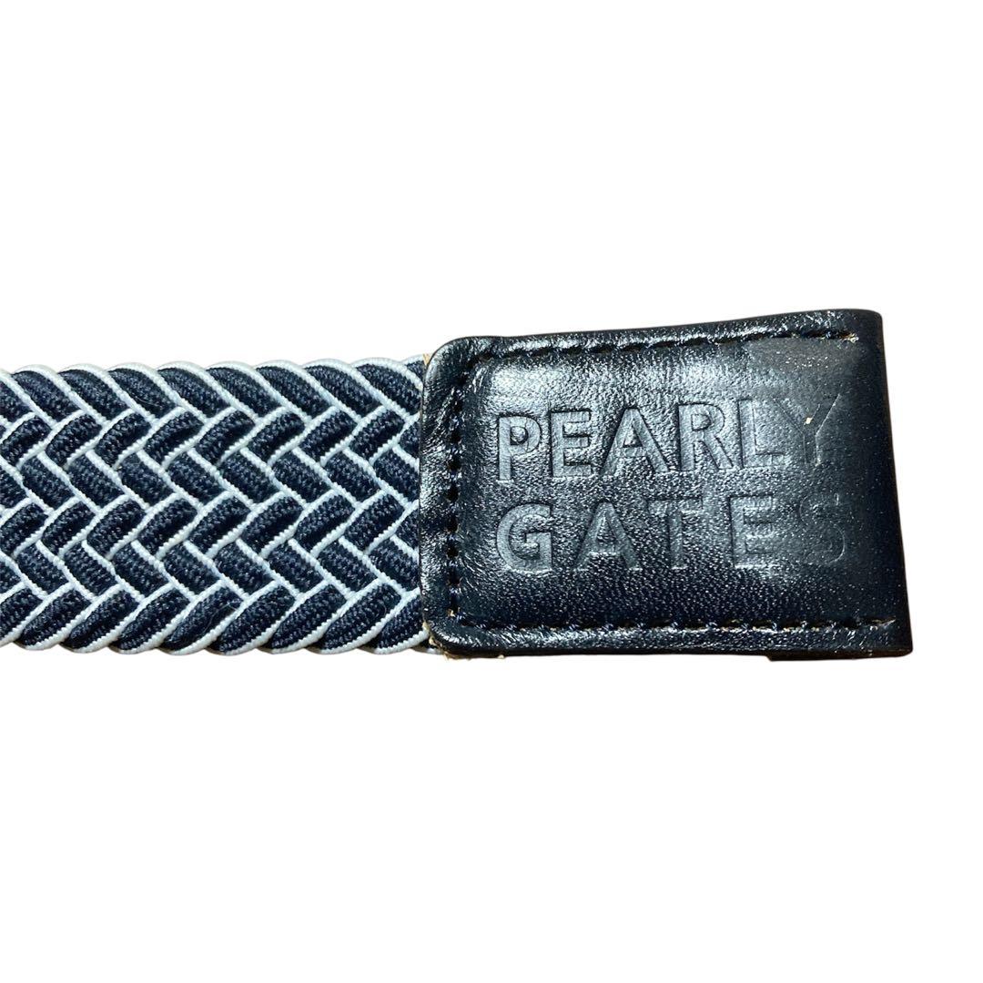【良品】PEARLY GATES パーリーゲイツ 編み込みベルト メッシュベルト