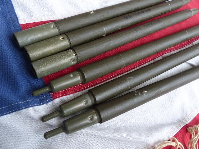 1968” 米軍実物 ナム戦 デッド!　テントポール　6本セット 軍幕 315