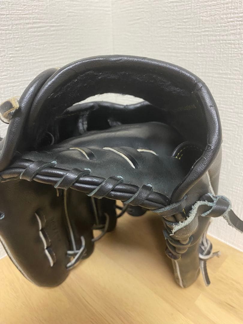 asics 一般軟式用グローブ 黒