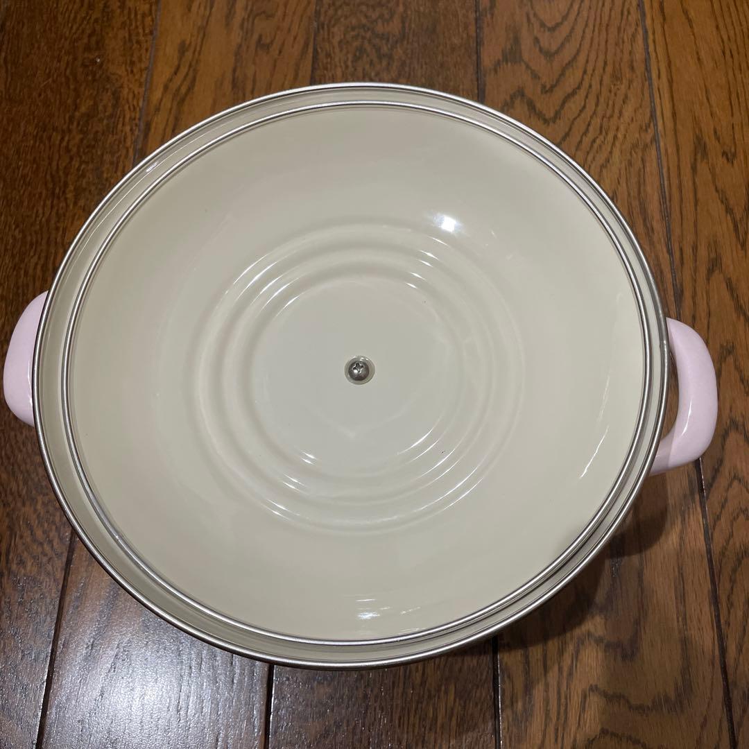 LE CREUSET ピンク 両手鍋
