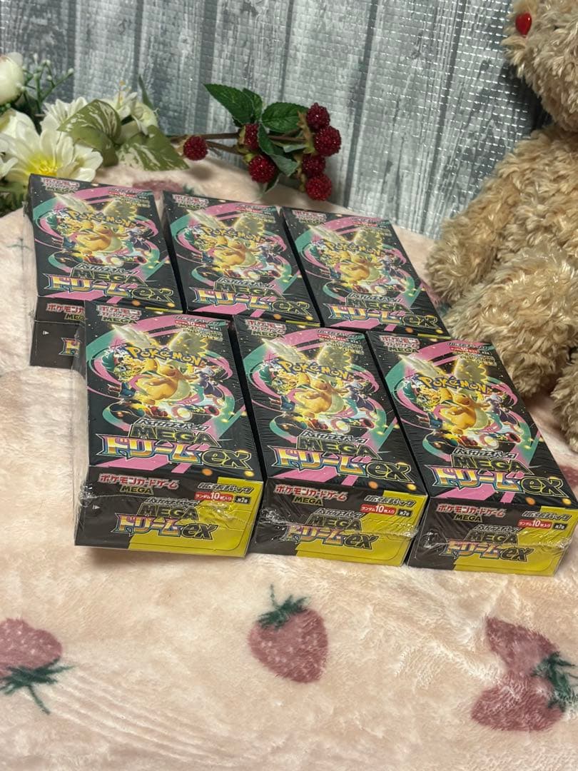 ポケモンカードゲーム☆メガドリームEX☆6BOX☆新品未開封シュリンク付き