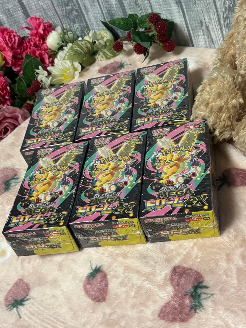 ポケモンカードゲーム☆メガドリームEX☆6BOX☆新品未開封シュリンク付き