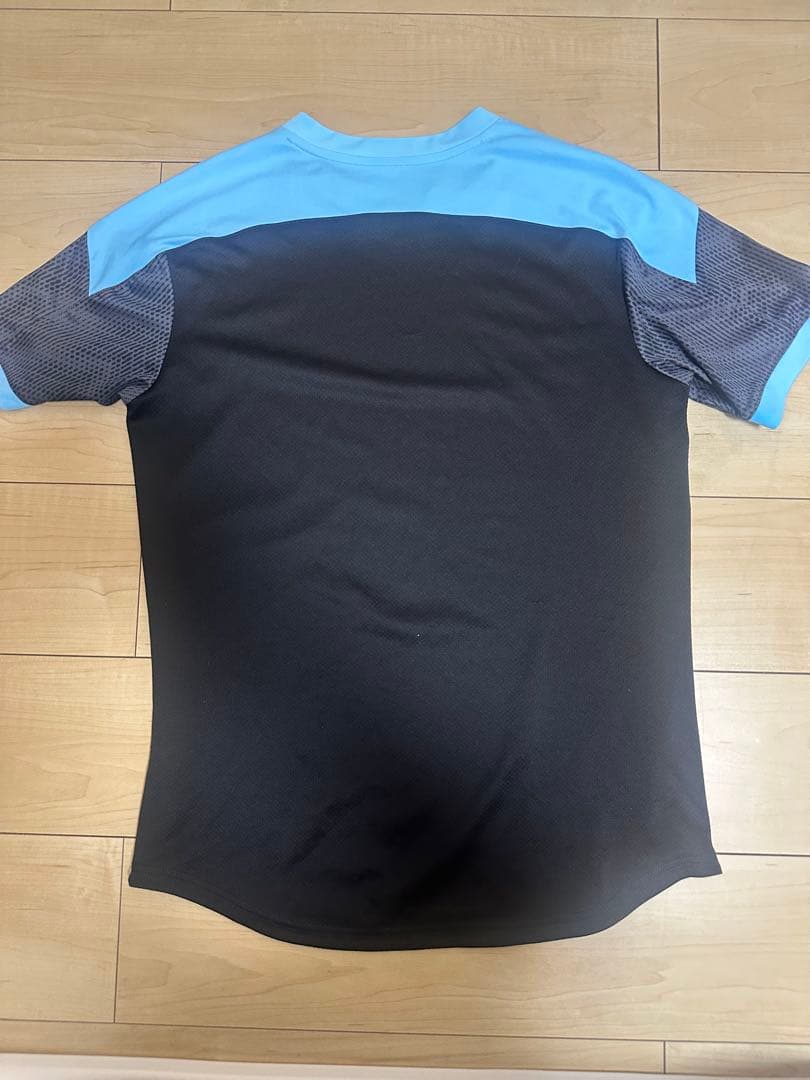 Puma メッシュシャツ Mサイズ グレー/青