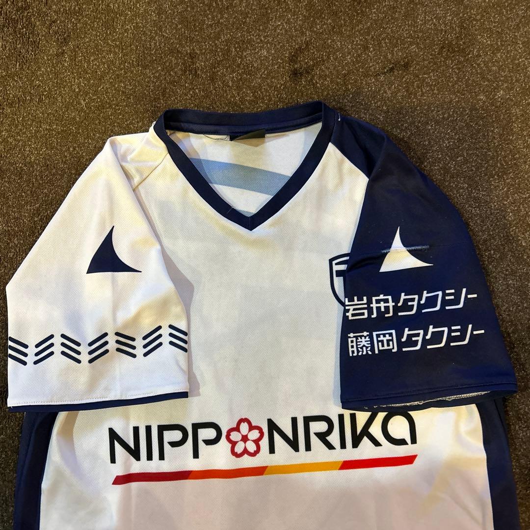 【激レア】栃木シティ　練習着　スポンサーロゴ入り　半袖サッカーウェア