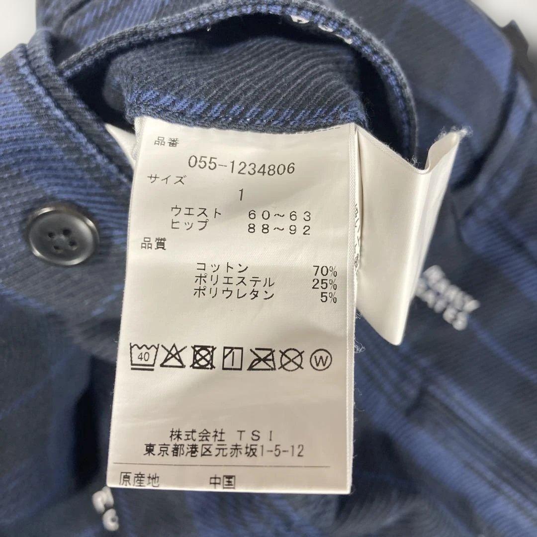 PEARLY GATES レディースチェック柄スカート ネイビー